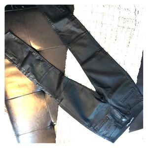 Express waxed moto jeans NWOT